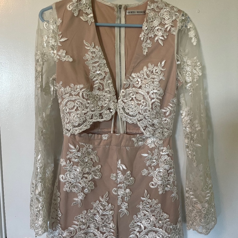 Lace romper